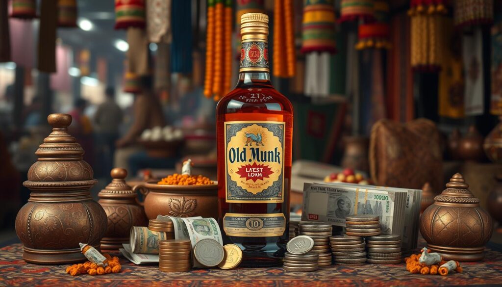 Old monk rum price in UP